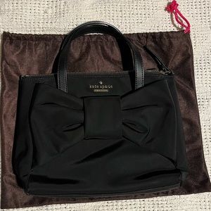 watson lane nylon black bow jan crossbody